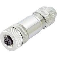 Binder 99-1526-814-04 Series 713, M12 Sensor / Actuator Connector, Screw Cap, Straight