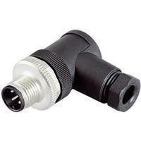 Binder 99-0429-24-04 Series 713, M12 Sensor / Actuator Connector, Screw Cap, Angled