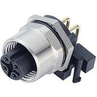 Binder 99-3432-202-04 Series 763, M12 Sensor / Actuator Connector, Screw Cap, Angled