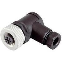 Binder 99-024-04 Series 713, M12 Sensor / Actuator Connector, Screw Cap, Angled