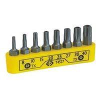 Bit set 8-piece C.K. T4527 TORX BO