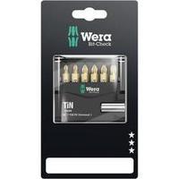 Bit set 7-piece Wera Mini-Check PZ TiN 05073538001