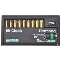 Bit-Check Torsion Diamond Bits & Holder PZ Set of 10