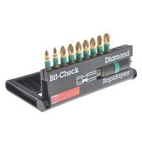 Bit-Check Bitorsion Diamond Pozi Bit-Box of 10