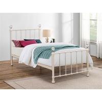 Birlea Jessica Cream 3\' Single Cream Metal Bed