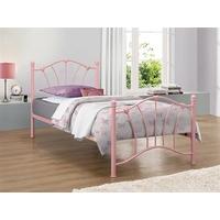 Birlea Sophia Pink 3\' Single Pink Metal Bed