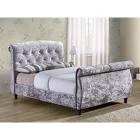 Birlea Toulouse Grey 4\' 6\" Double Fabric Bed