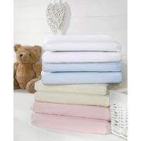 Bizzi Growin 2 Pack Cot Bed Fitted Sheets-White