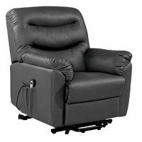 birlea regency rise recline chair black