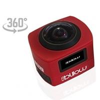 Billow XS360 360 Degree Action Camera, Red