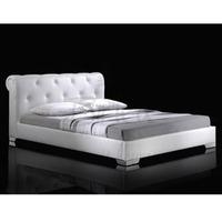 Birlea Luxor 4FT 6 Double Faux Leather Bed - White