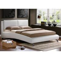 Birlea Carnaby 4FT 6 Double Faux Leather Bed - White