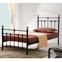 Birlea Atlas 3FT Single Metal Bedstead - Black