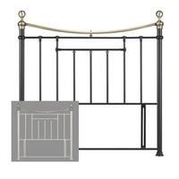 birlea bronte 4ft 6 double metal headboard