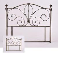 birlea akita 4ft 6 double metal headboard