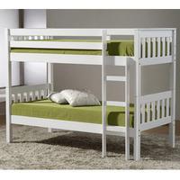 birlea seattle 3ft single bunk bed white
