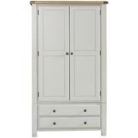 birlea woodstock grey wardrobe 2 door 2 drawer
