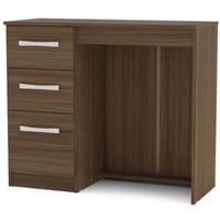 Birlea Lynx Walnut Dressing Table - 3 Drawer