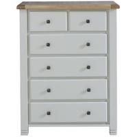 Birlea Woodstock Grey Chest of Drawer - 4+2 Drawer