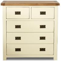 birlea new hampshire cream and oak chest of drawer 32 drawer