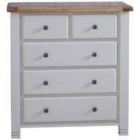 Birlea Woodstock Grey Chest of Drawer - 3+2 Drawer