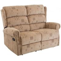 Birlea Manhattan Wheat 2 Seater Recliner Settee Fabric Sofa