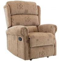 Birlea Manhattan Wheat Fabric Recliner Chair