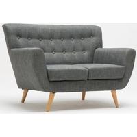 Birlea Loft Grey 2 Seater Fabric Sofa