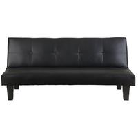 Birlea Franklin Black Faux Leather Sofa Bed