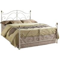 birlea milano cream metal bed