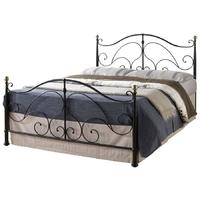 Birlea Milano Black Metal Bed