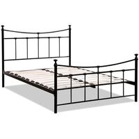 birlea emily black metal bed