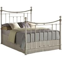 birlea bronte cream metal bed