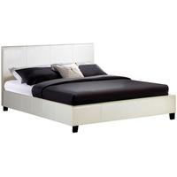 Birlea Berlin White Faux Leather Bed