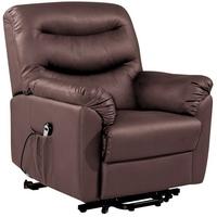 Birlea Regency Brown Faux Leather Rise and Recliner Chair