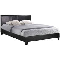 Birlea Berlin Black Faux Leather Bed