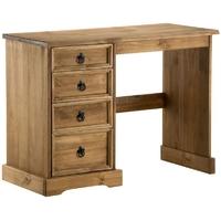 birlea corona mexican waxed pine dressing table 4 drawer