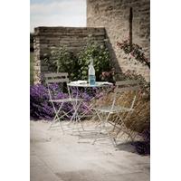Bistro Set with 2 Clay Chairs