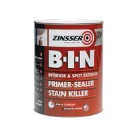 B.I.N Primer & Sealer Stain Killer Paint 2.5 Litre