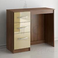 birlea lynx cream 3 drawer dressing table