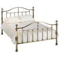 birlea victoria 5ft kingsize bedstead brass