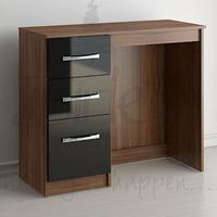 Birlea Lynx Black 3 Drawer Dressing table