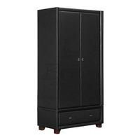 Birlea Brooklyn Black 2 Door Wardrobe