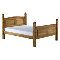 Birlea Corona 4FT 6 Double Wooden Bedstead - High Footend