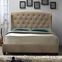 Birlea Prague 4FT 6 Double Fabric Bedframe - Wheat Fabric