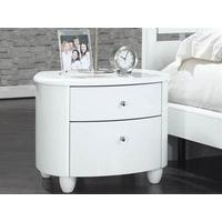 Birlea Aztec Nightstand White - Assembled Assembled Bedside Chest