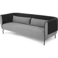 bienno 3 seater sofa kestrel and whisper grey wool mix