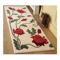 Bikaner Wool Poppy Design Runner