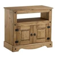 birlea furniture corona tv cabinet waxed pine