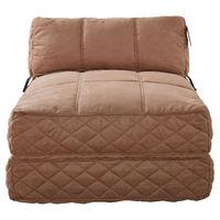 Big Chill Brown Fabric Chair Bed